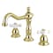 Kingston Brass KS1972PX 8" Widespread Bathroom Faucet, Polished Brass KS1972PX - alternate 1